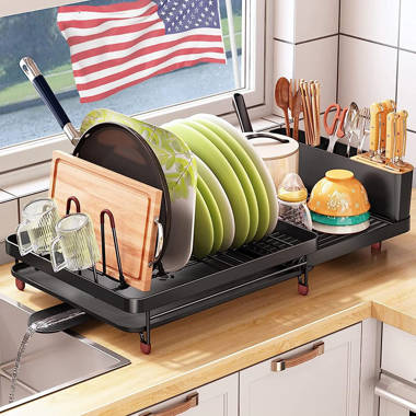 YITAHOME Multifunctional Stainless Steel Dish Rack