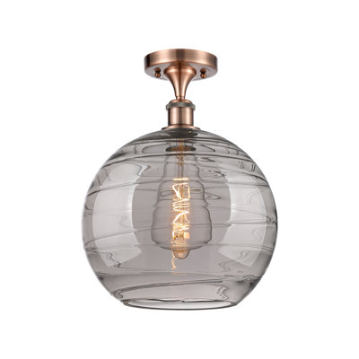Plafonnier semi-encastré 1 lumière Wager