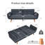 Tarantino futon sofa bed-396489475