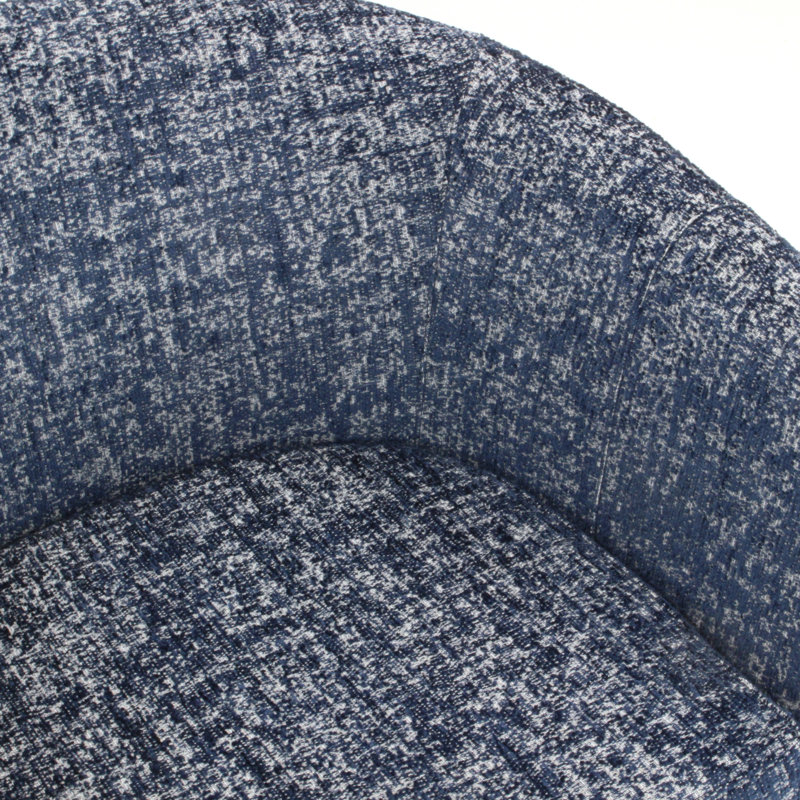 Fauteuil demi-tonneau pivotant 31 po Hansell, Mélange de polyester Arden