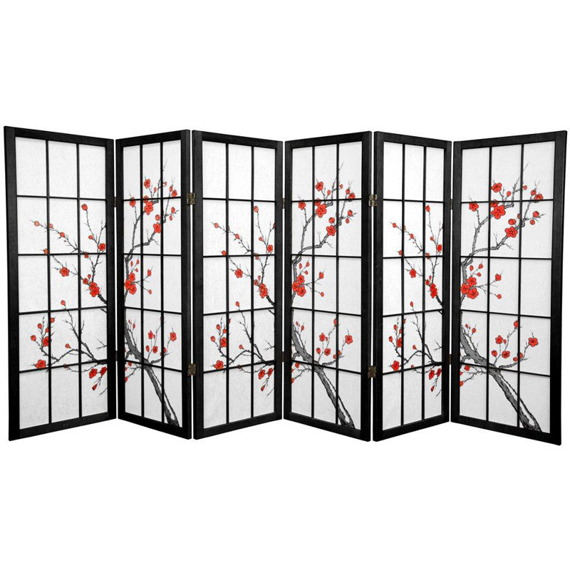 Serre Écran court Shoji Cherry Blossom, 6, Noir