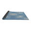 Tapis bleu à motif géométrique Tesoro-711539787