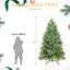 Arbre de Noël avec 756 pointes PE + PVC-1877340274