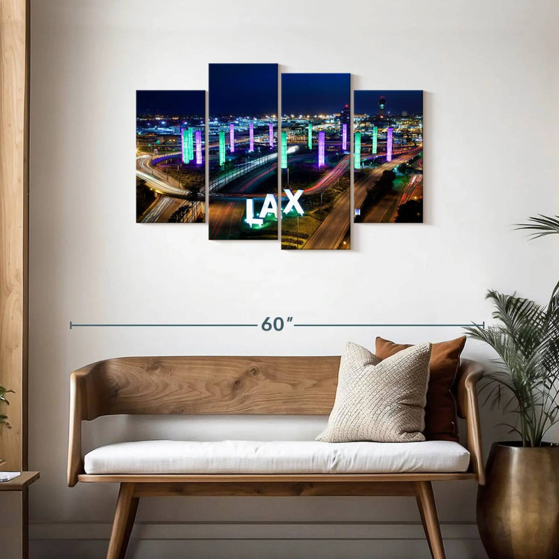 Vanna LAX International Airport, 27" H x 43" W