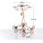 Boat-Shaped Wine Rack with Glass Holder