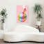 «Pink Heel Disco Style Colorful Elegant Vibrant», art mural-365190834