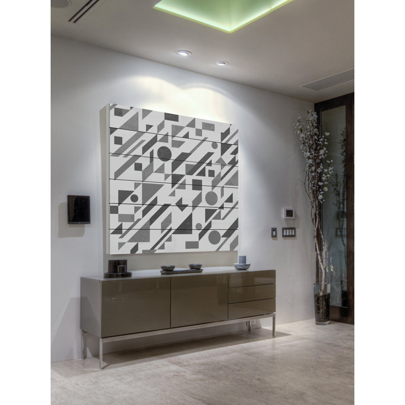 « native defabrication », reproduction d’art sur bois blanc, H 32 po x l 32 po x P 1,5 po