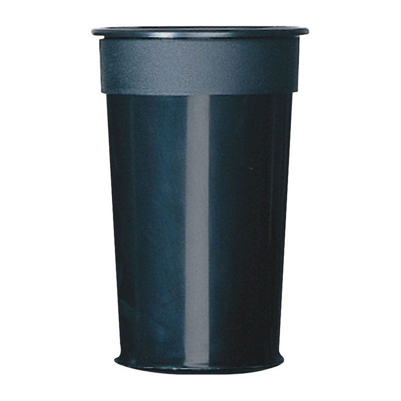 Seau en plastique noir