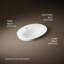 Serif Ceramic Oval Drop-In Bathroom Sink with Overflow-19195654-10941844
