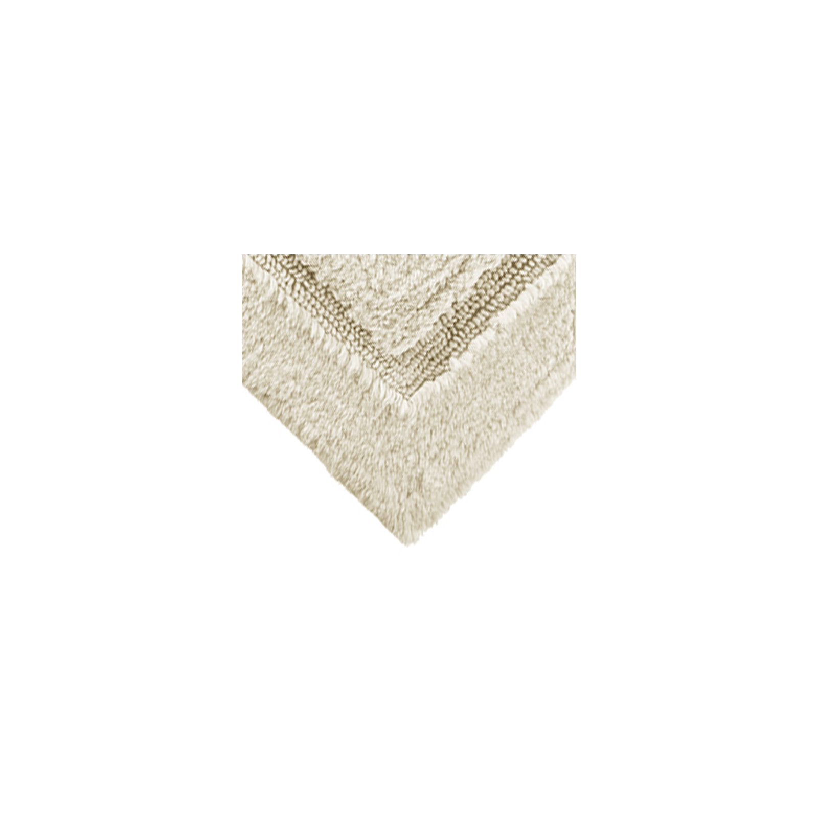 Apolonia Cotton Non-Slip Bath Rug, 20" H x 32" W, Ivory