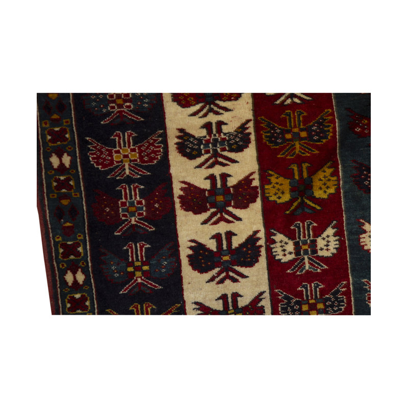 Hand-Knotted High-Quality Red/Black/Beige Area Rug