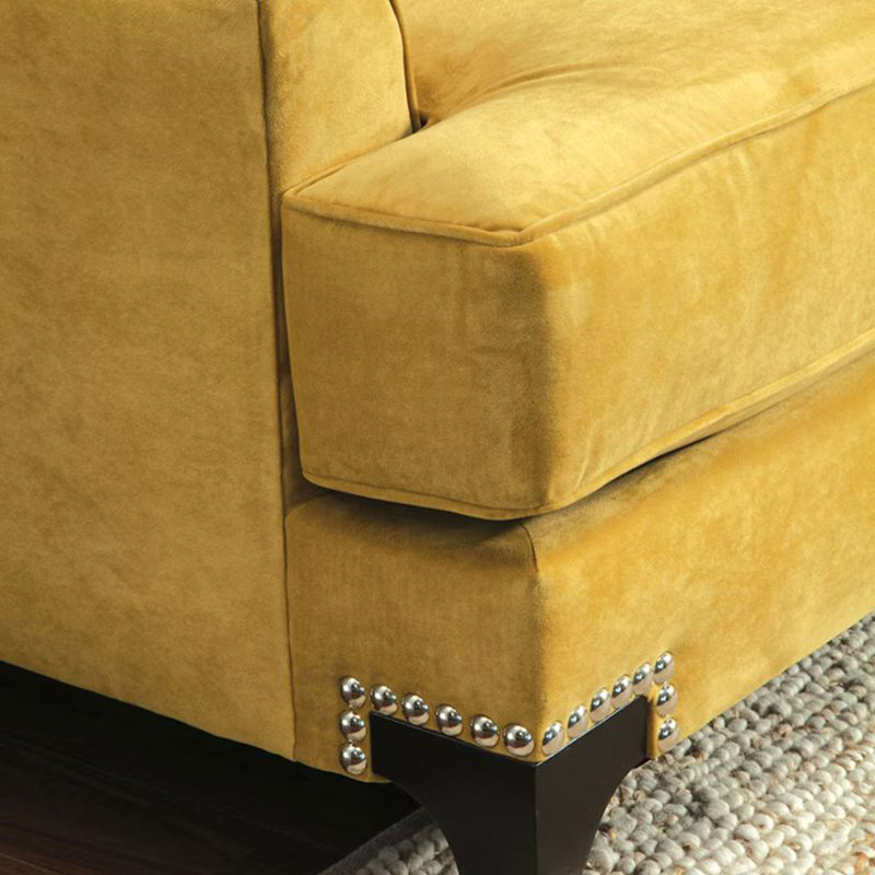 Chaise traditionnelle l 39,4 po, or