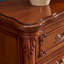 Armoire américaine en bois massif sculpté. Commode d'appoint