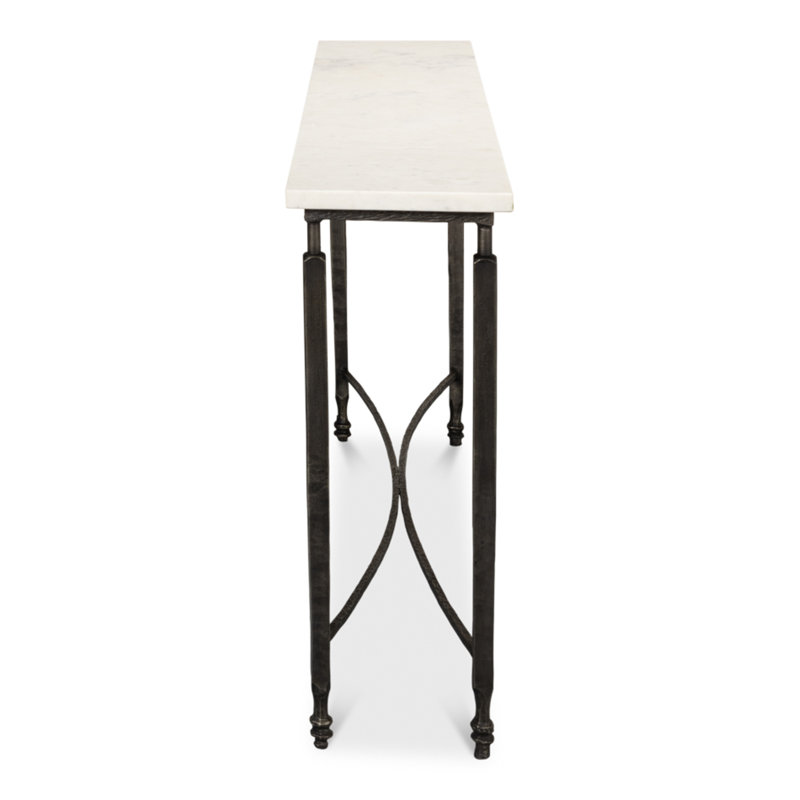 Mykos 61'' W Marble Console Table