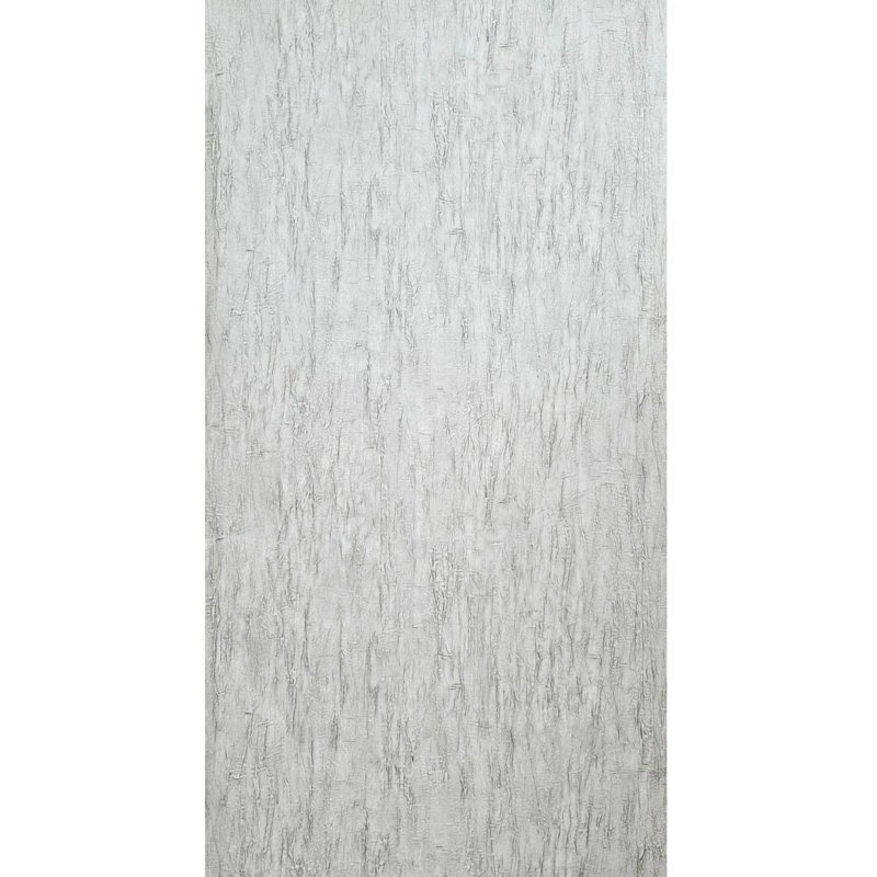 Papier peint moderne imitation soie froissé gris clair