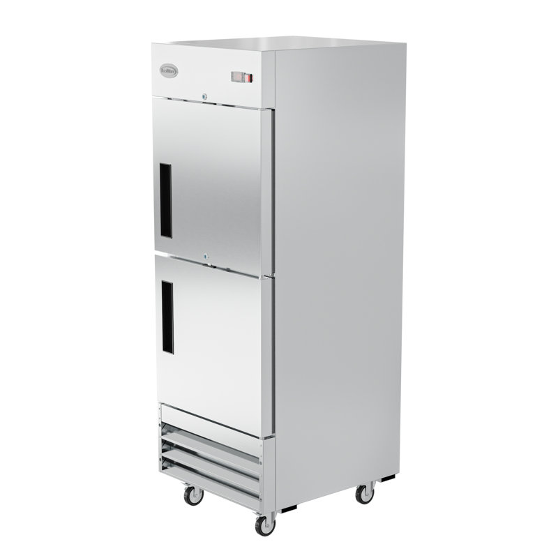 29 po. Congélateur commercial en acier inoxydable à demi-porte de 23 po RIF-1D-SSHD