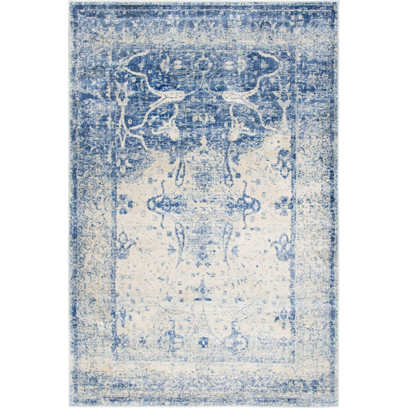 Carolina Ikat Indoor Rug, Rectangle 5' x 8'