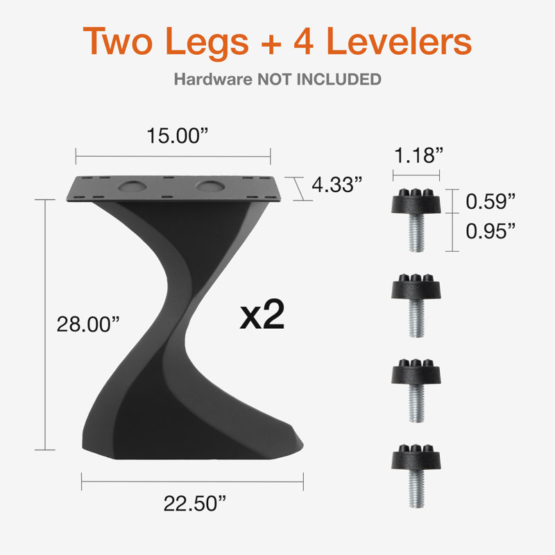 Pieds de table à manger Botas