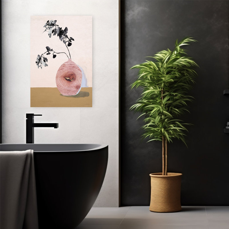 Art contemporain rustique, voir la vie à travers la nature, H 24 po x l 16 po