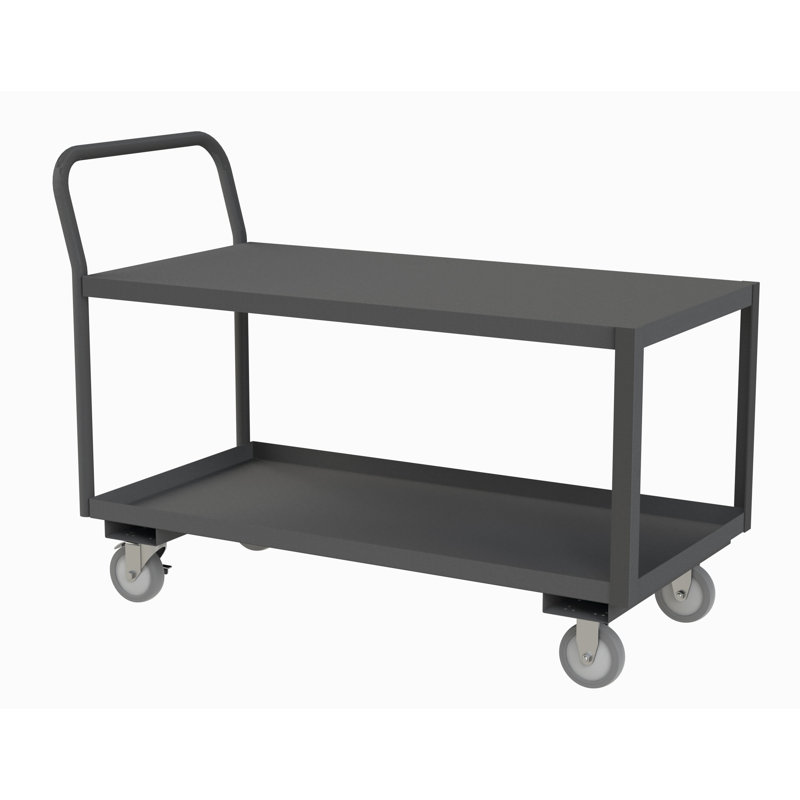 Établi avec plan de travail en acier bas, H 36 po x l 48 po x P 24 po