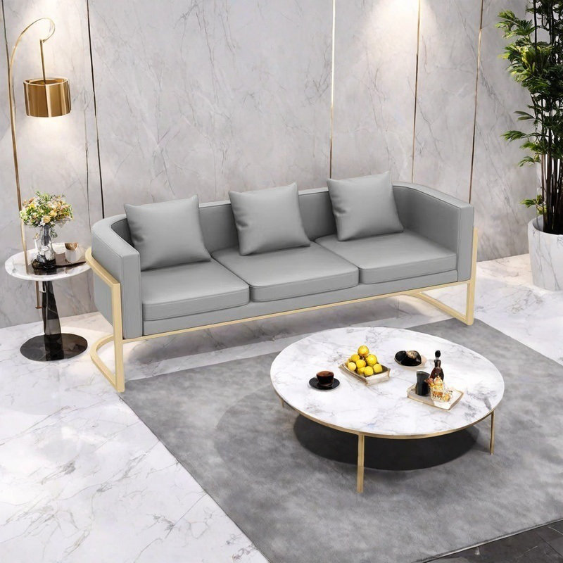 Canapé léger et luxueux