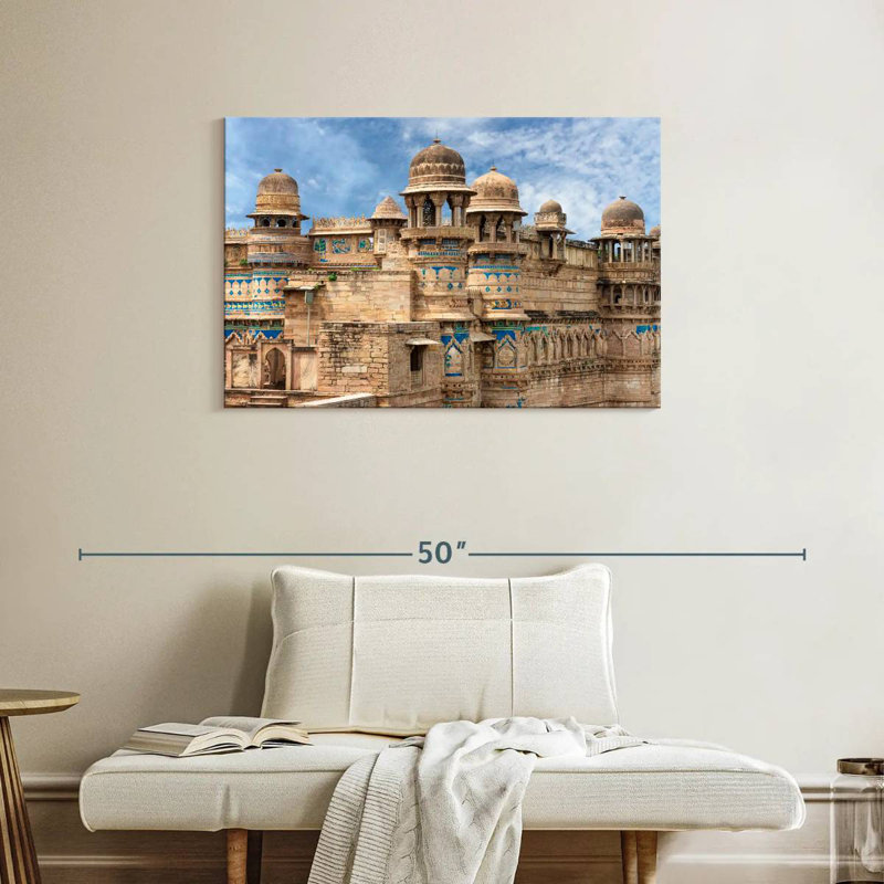 Lilie Gwalior Fort, 24" H x 36" W