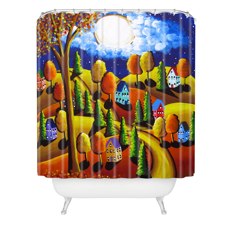 Faustine Floral Shower Curtain