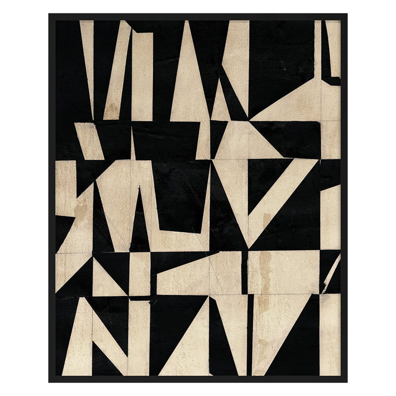 Cosine 1 Print by Susan Gillette, 42" H x 34" W x 2" D, Black Framed
