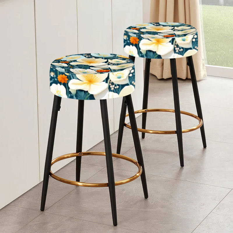 Ensemble de 2 tabourets de bar Beige Natures