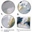 «Distant Horizon In Retro Shades Of Blue I», reproduction d'art sur toile-1491156972-1434400563
