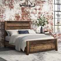 LIKIMIO California King Bed Frames Cal King/Vintage Brown – Likimio