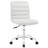 Modway Ripple Armless Mid Back Vinyl Office Chair-394317361