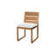 Uvita Teak Patio Dining Side Chair with Cushion-1427537642
