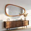 Miroir mural Lorien Boho