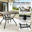 Table de jardin, table de salle à manger d'extérieur carrée (table seulement)