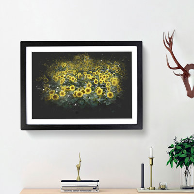 Field of Yellow Sunflowers - Picture Frame Graphic Art Print