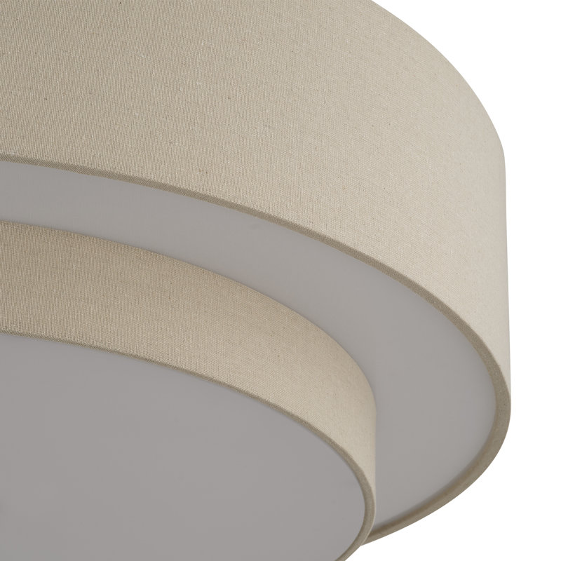Très grande semi-encastrée 6 lumières Ashani