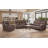 Borovnice Walnut Dual Power Recliner W Popout Cup Holders