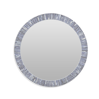 Vancouver Bone Flat Wall Mirror