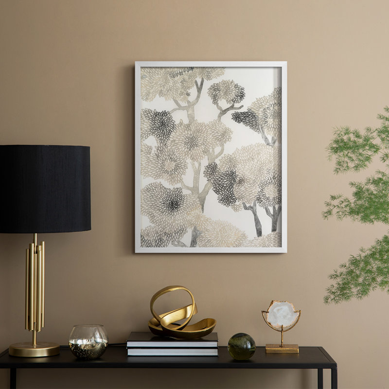 «Dewdrop Maple I», H 15 po x l 12 po, Blanc