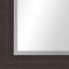 Rectangle Solid Wood Beveled Mirror
