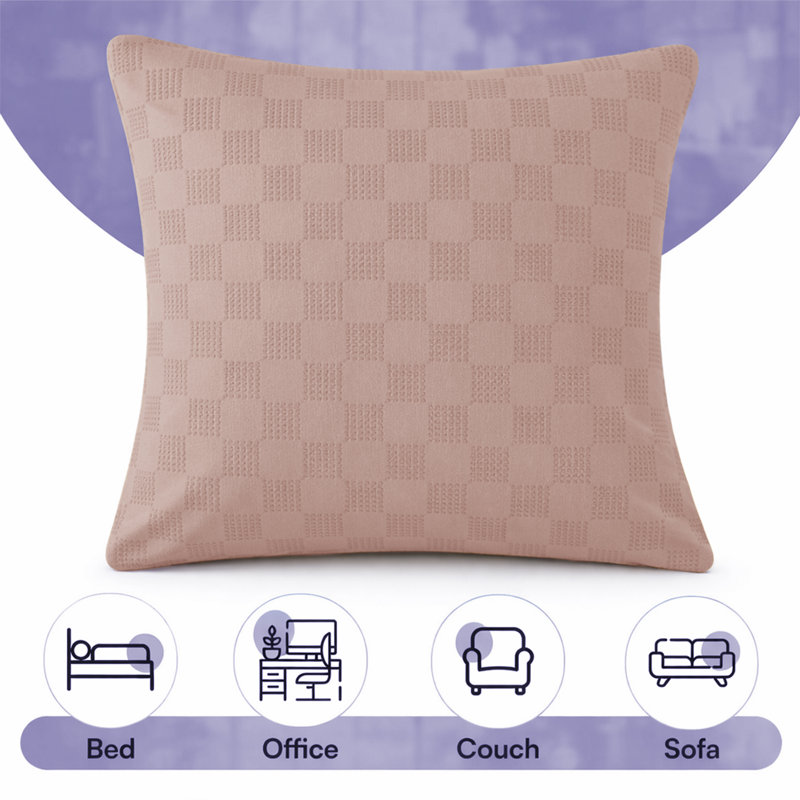 Square Cushion Cover, PINK