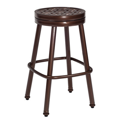 Casa Aluminum Outdoor Stool with Cushion