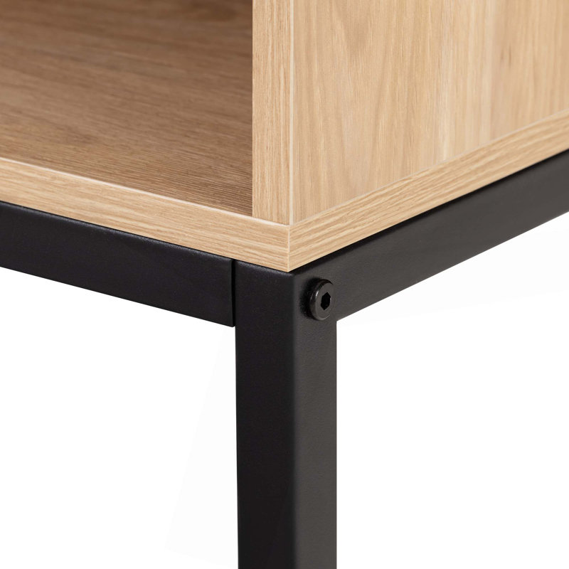 Armoire de chevet avec tiroir 2 pièces