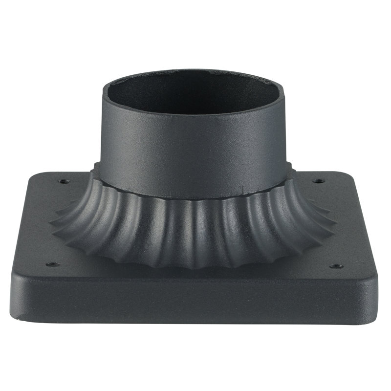 Base de pilier H 3,25 po Llano, Noir