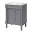 Meuble-lavabo 24 po avec lavabo supérieur