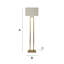 150.5cm Gloss Traditional Floor Lamp