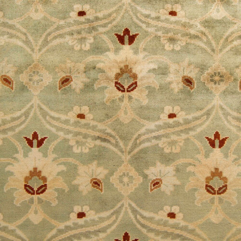 Ainsley Wool Ikat Area Rug in Beige, Rectangle 5'6" x 8'6"