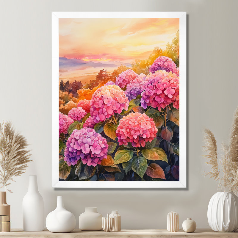 Wagner - impression sur toile florale, H 32 po x l 16 po, Reproduction encadrée d'une seule photo, Blanc