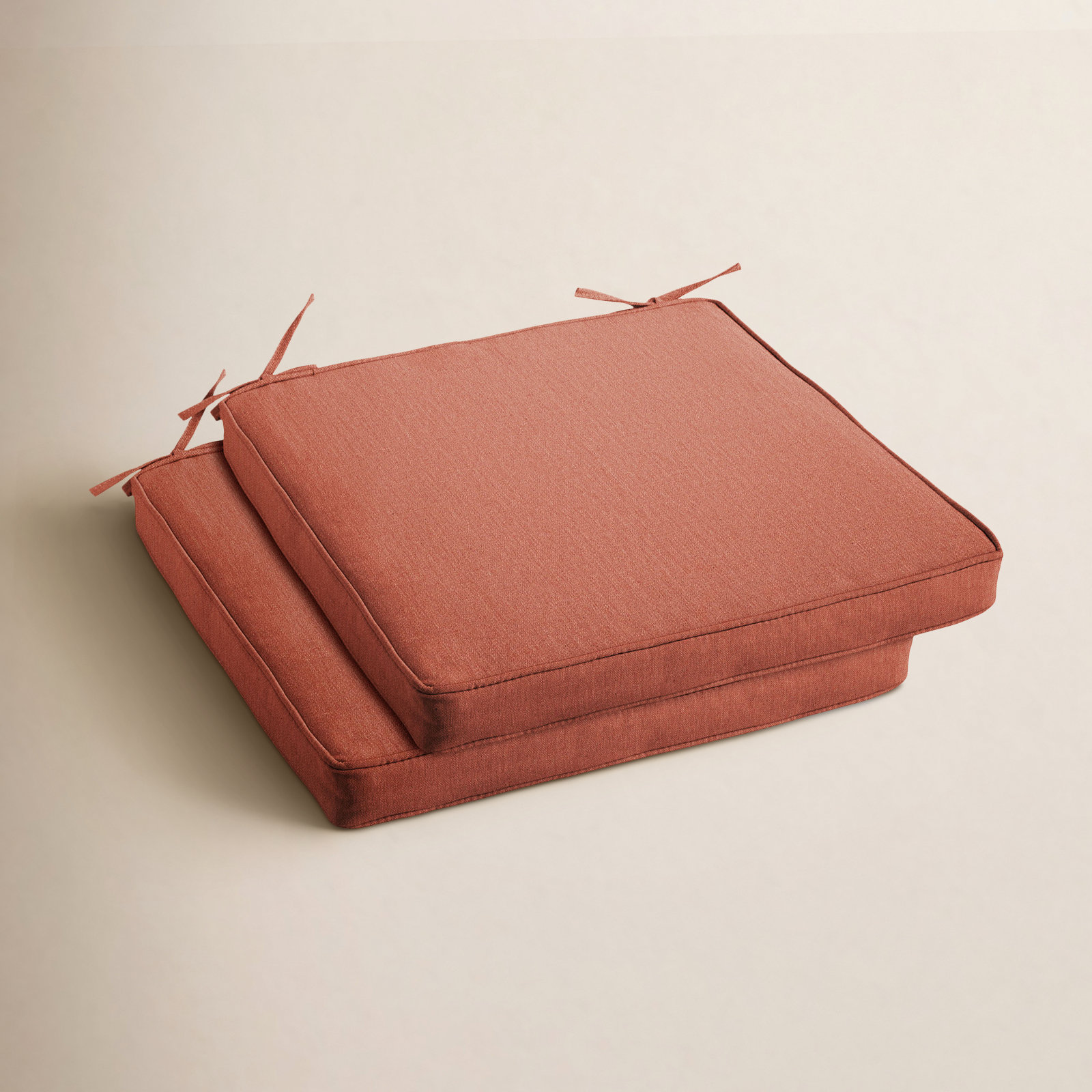 Davana 19" Sunbrella® Seat Cushion, Canvas Persimmon Sunbrella® Canvas